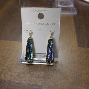 Kendra Scott Shell Dangle Earrings NWT